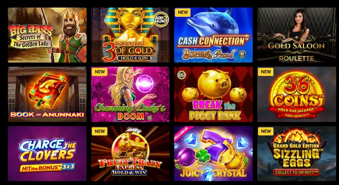 Zet Casino games