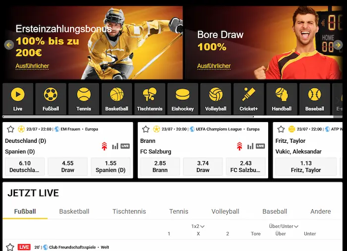 Zet Casino sport