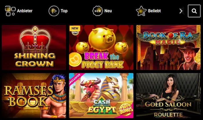 Zet Casino spiele